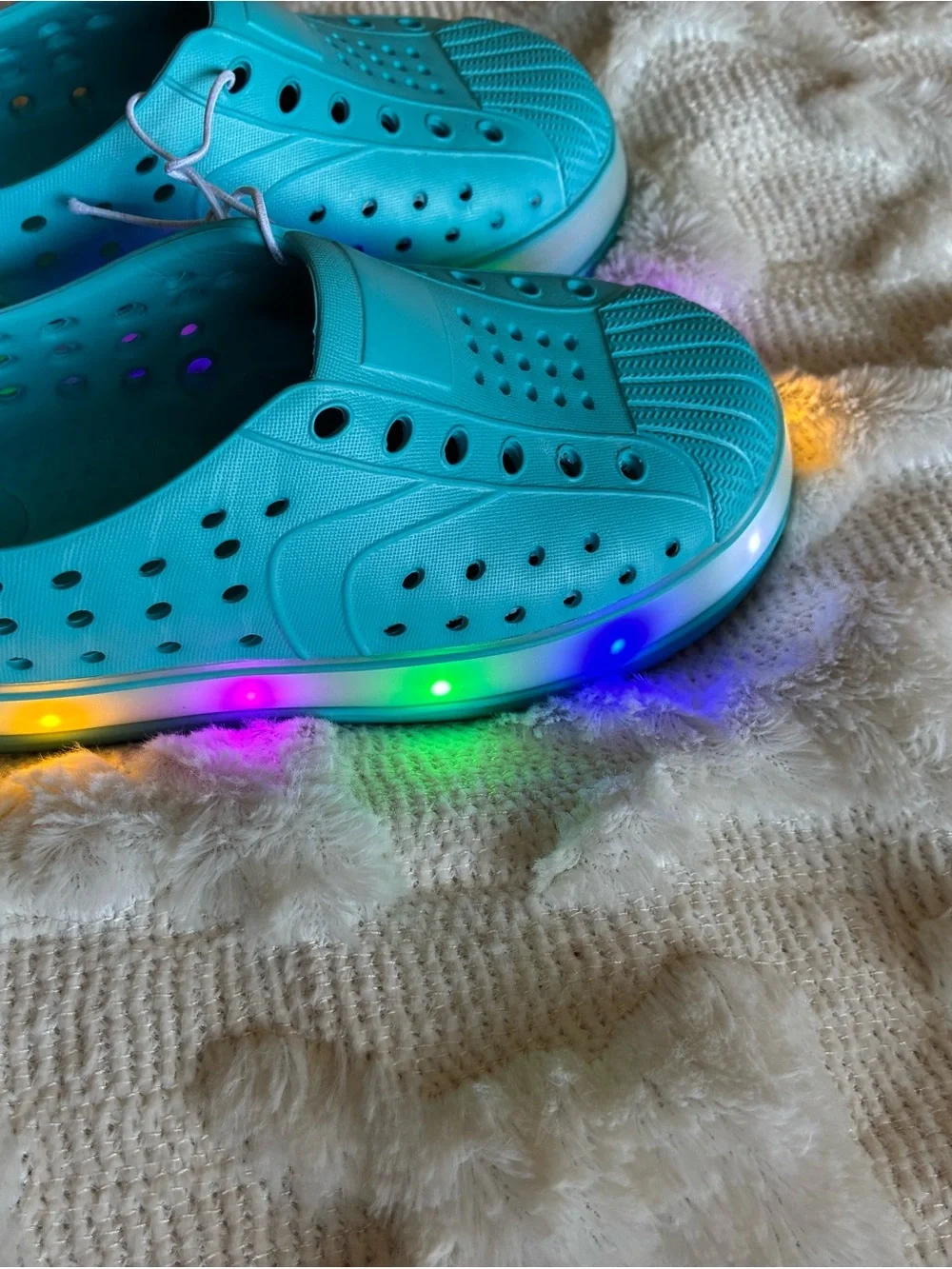 Kids Light-Up Aqua Slip-On Water Shoes